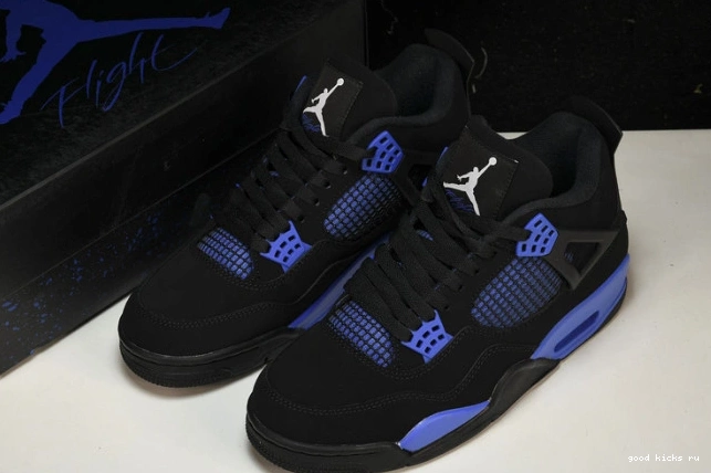 CT8527-018 Royal Jordan 4 Black Retro Game 0817